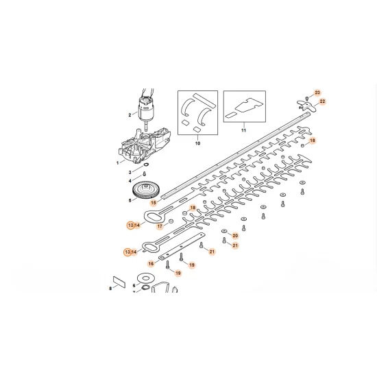 STIHL  Zestaw urządzenia tnącego 450 mm / 18